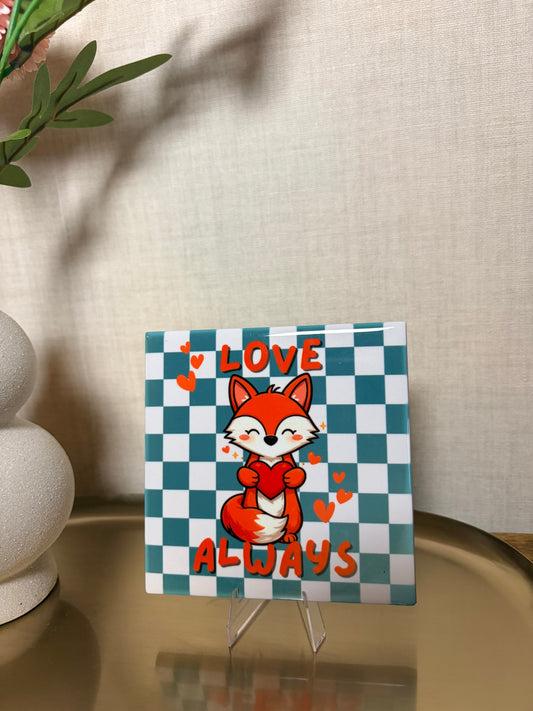 Tegeltje 'Love always'