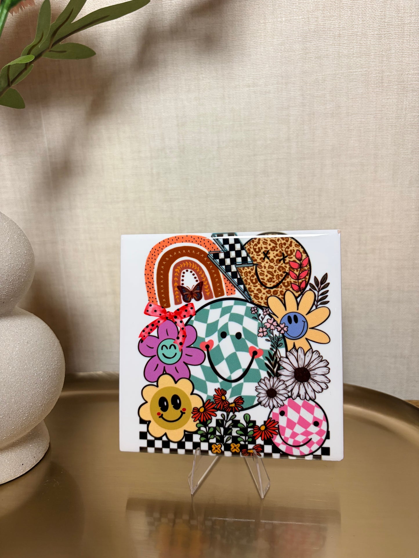 Tegeltje 'retro vibes'