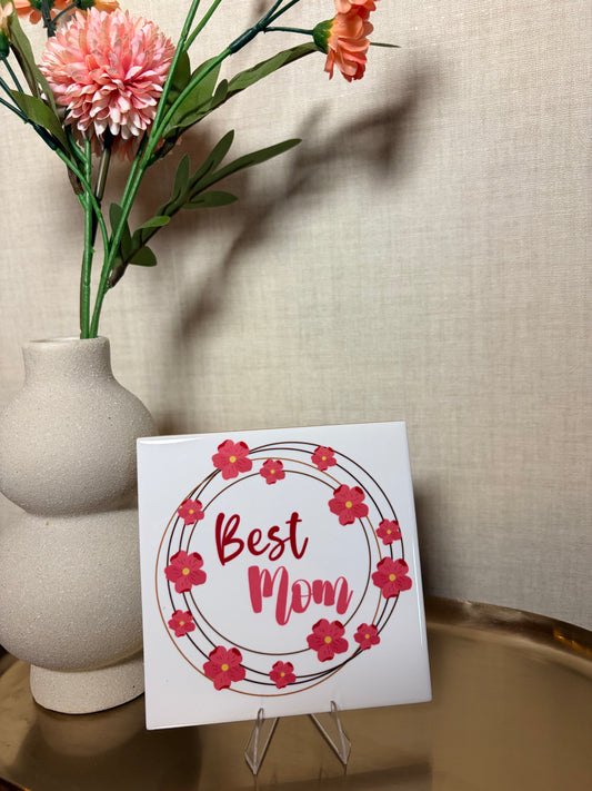 Tegeltje 'best mom'