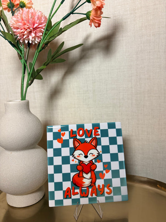 Tegeltje 'Love always'