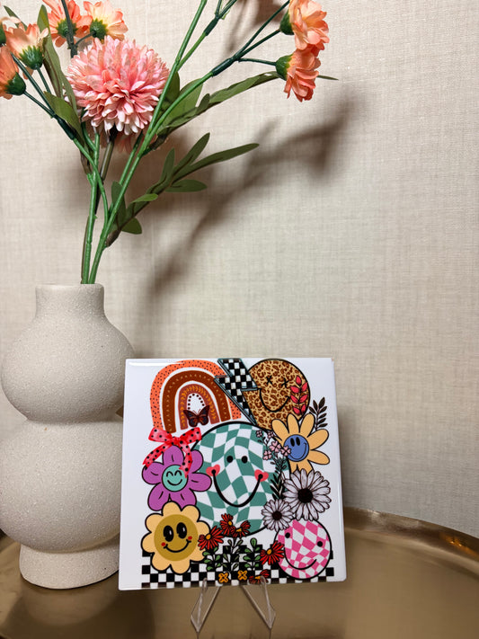 Tegeltje 'retro vibes'