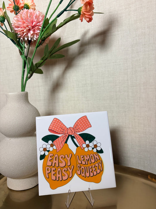 Tegeltje “Easy Peasy Lemon Squeezy