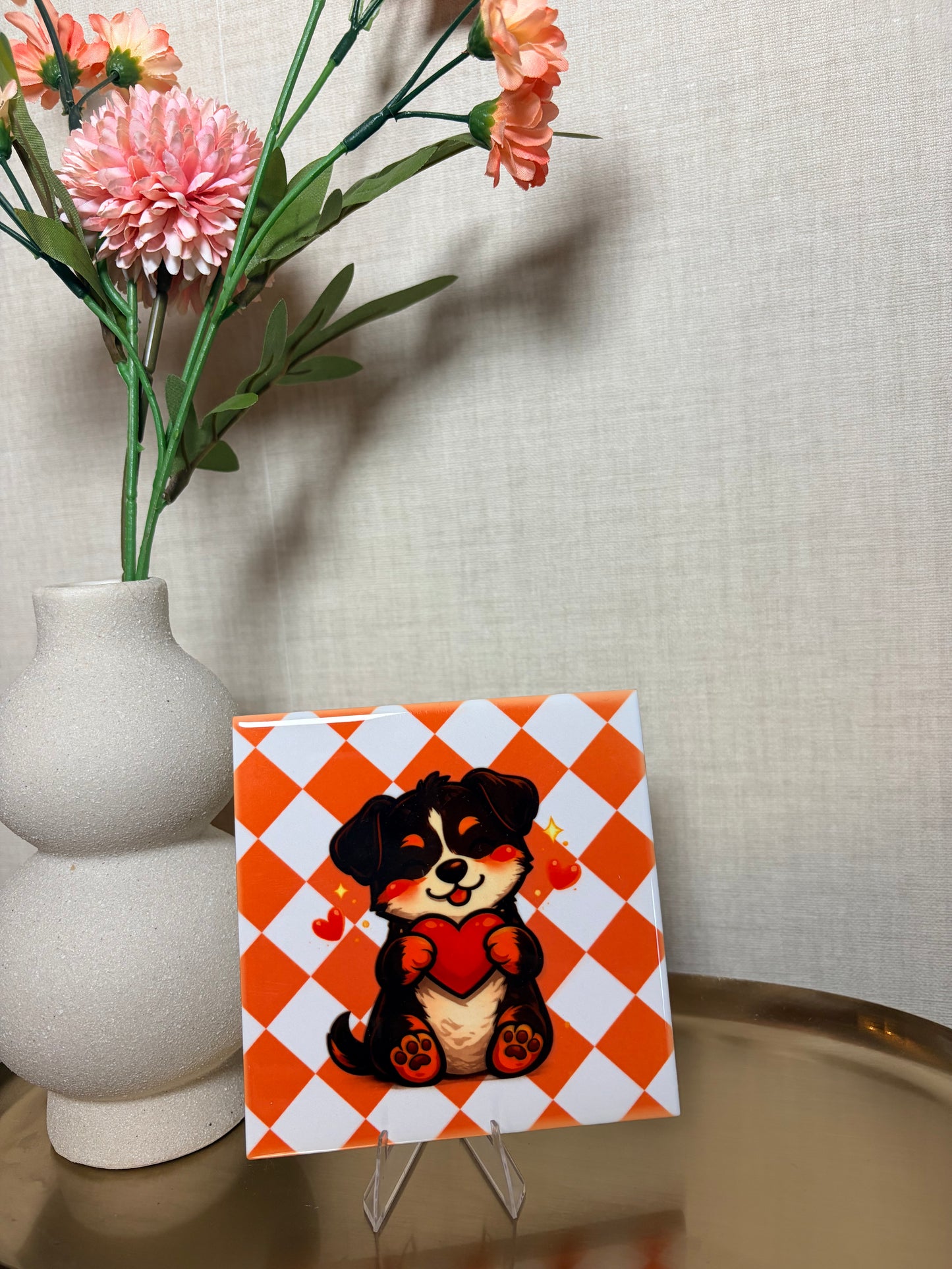 Tegeltje “puppy love''