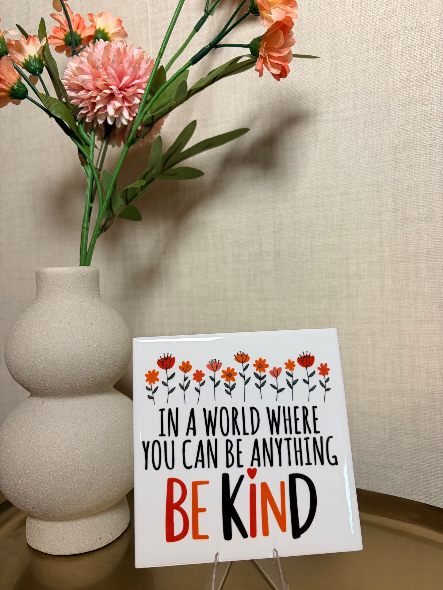Tegeltje “be kind''
