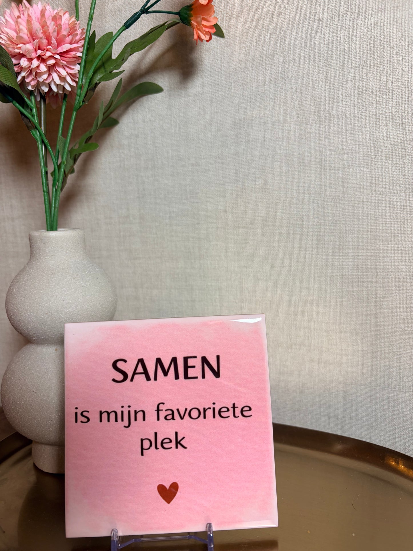 Tegeltje “samen”