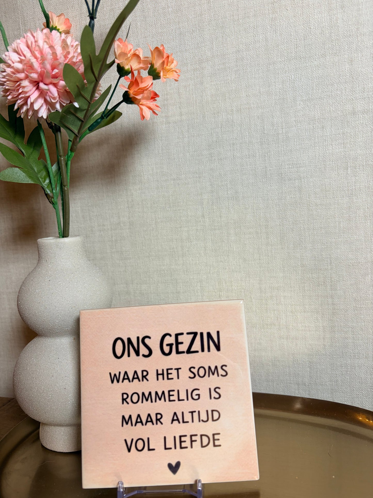 Tegeltje “ons gezin”