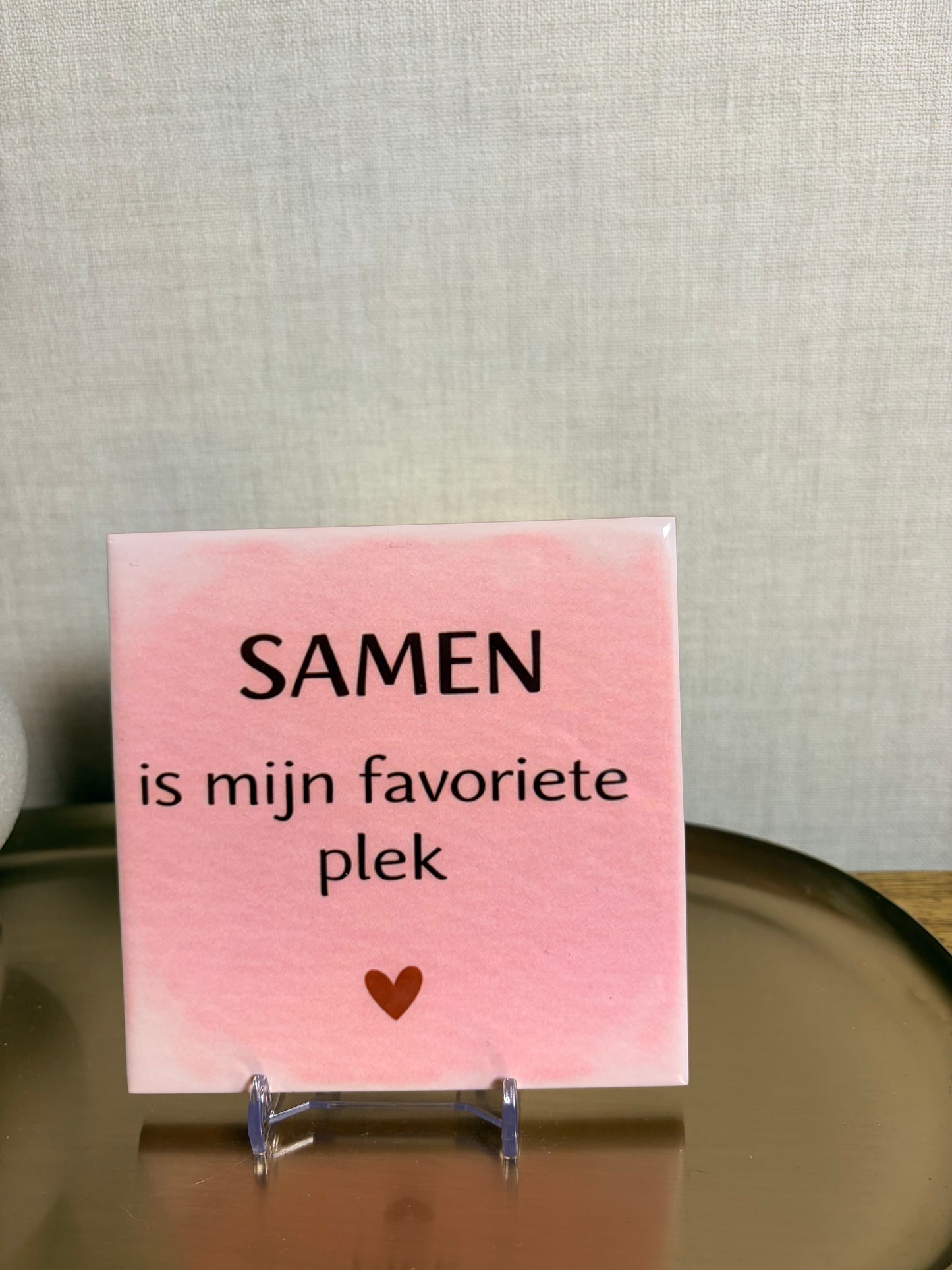 Tegeltje “samen”